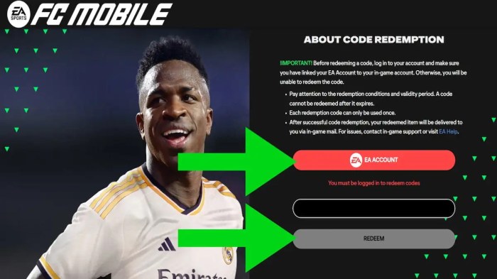 Redeem fc mobile
