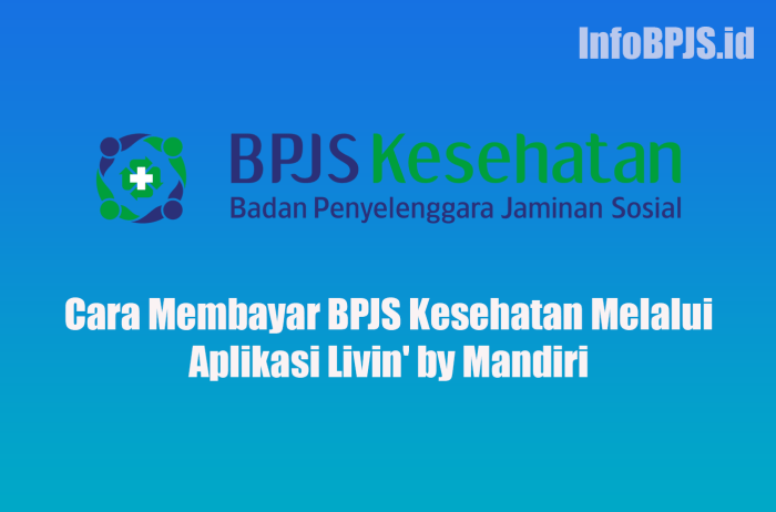 Cara bayar bpjs kesehatan di livin mandiri